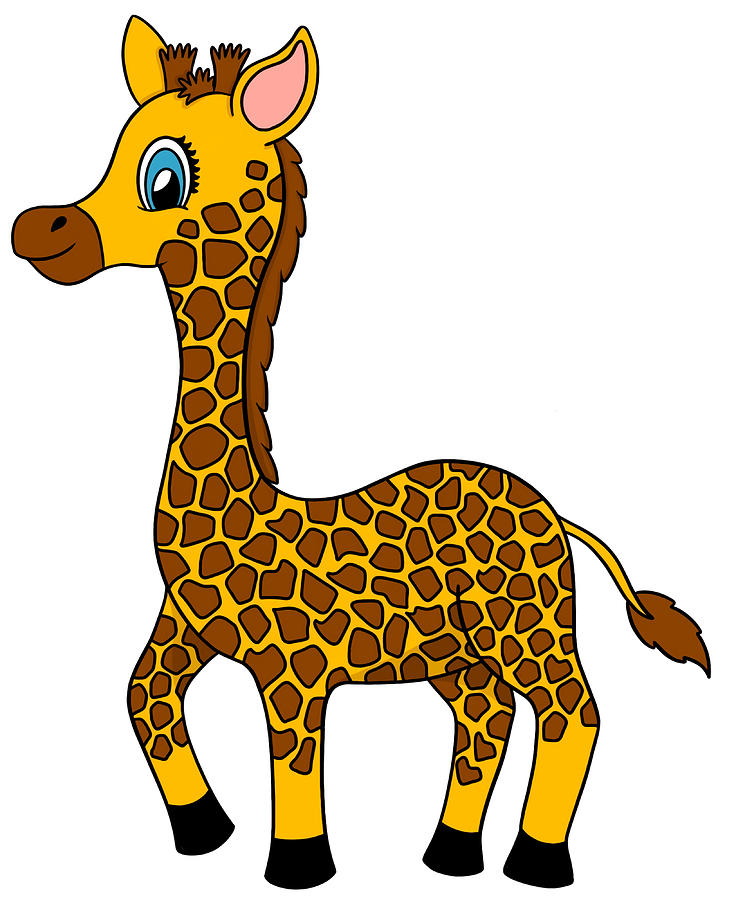 Gemma the Giraffe 80s summer Painting by Carter Jackson - Pixels