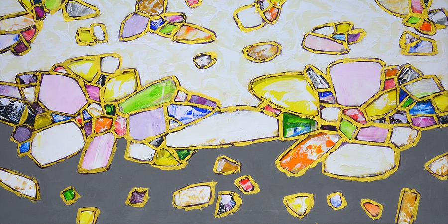 Gems. Gold 2. Painting by Iryna Kastsova