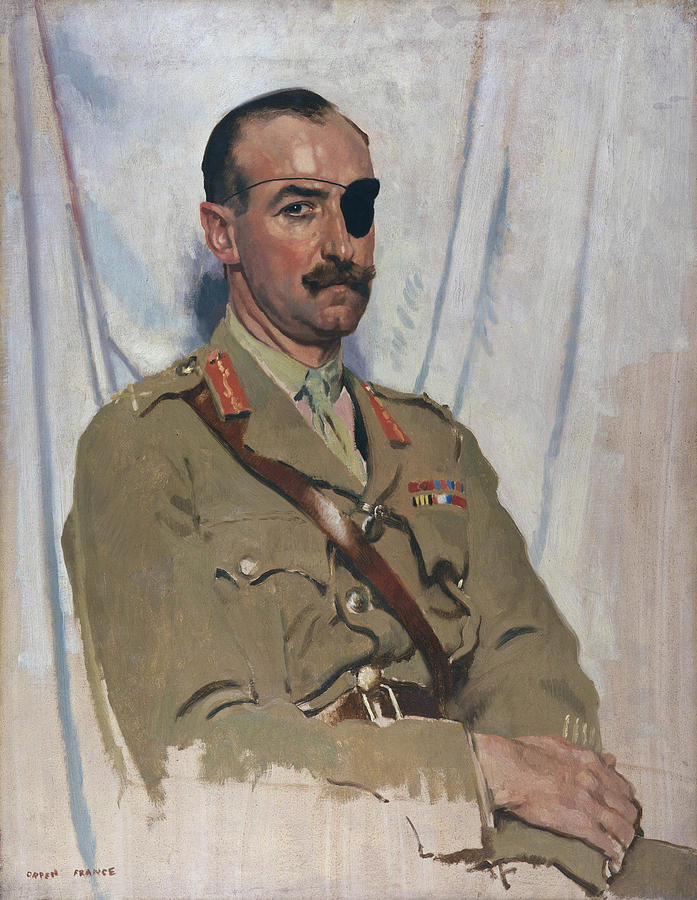 General Adrian Carton de Wiart - Gulielmus Orpen Painting by War Is Hell Store