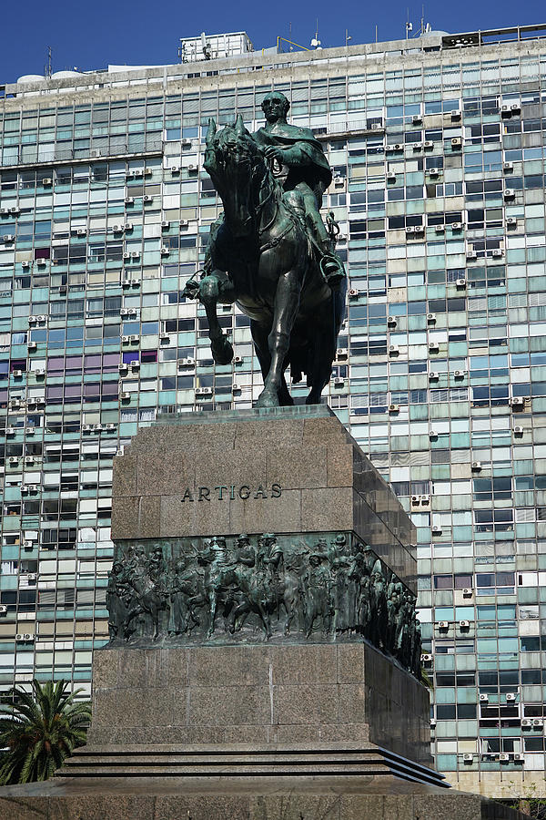 General Artigas Memorial Montevideo 1 Photograph by Richard Reeve
