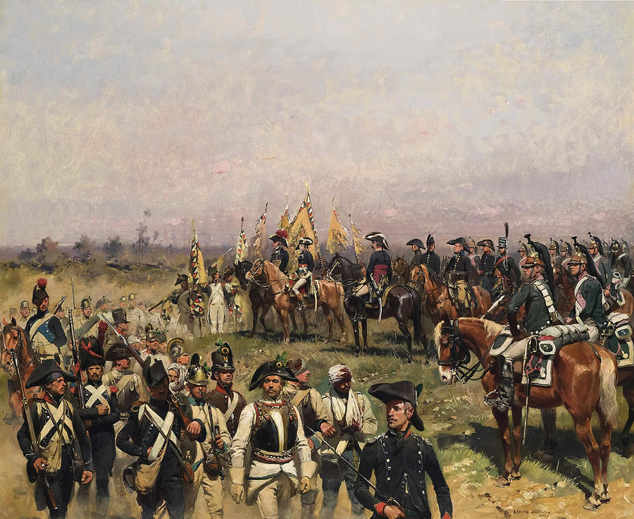 General Bonaparte On Horseback Painting