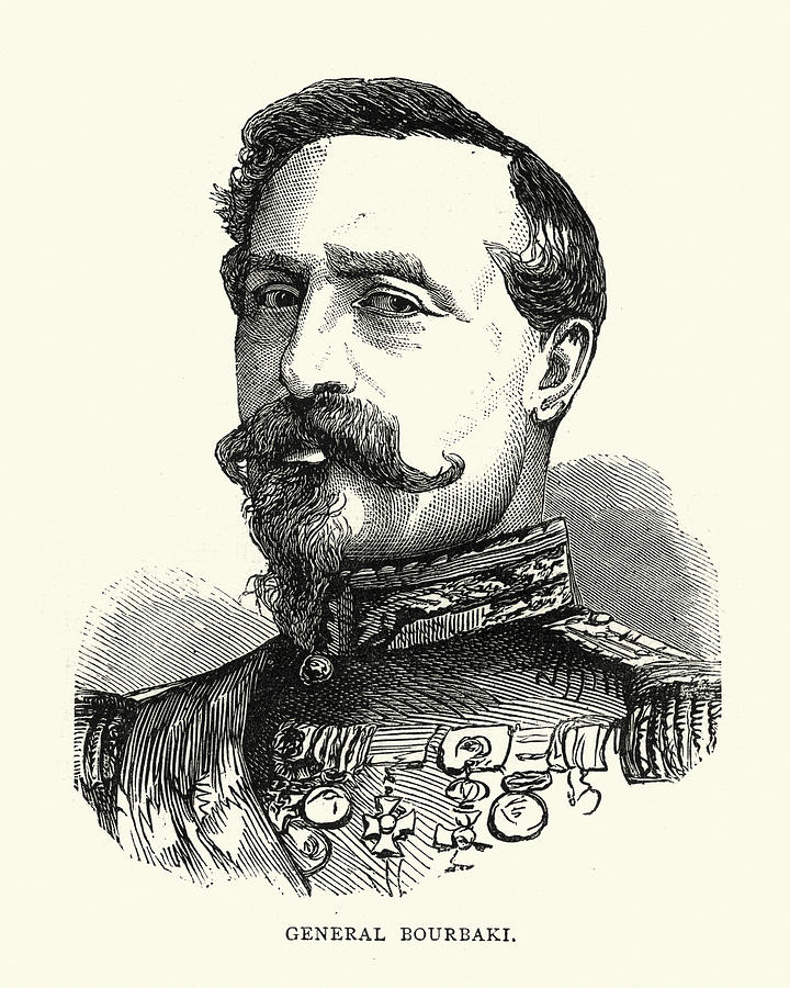 General Charles-Denis Bourbaki Drawing by Duncan1890