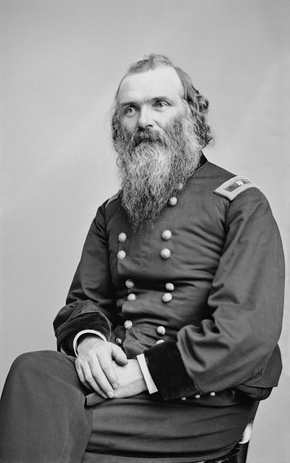 General Daniel McCallum Portrait Photograph by War Is Hell Store