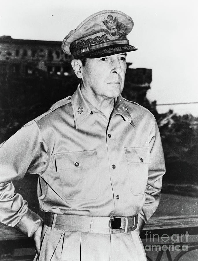 General Douglas MacArthur, August 24, 1945 Photograph by American School