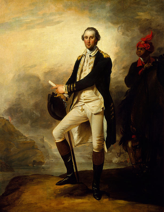 General George Washington Portrait - John Trumbull - 1780 Painting by War Is Hell Store