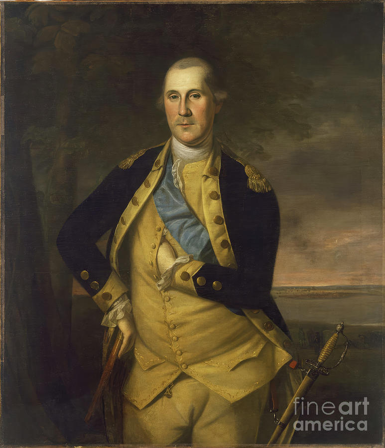 General George Washington Painting by Tina LeCour