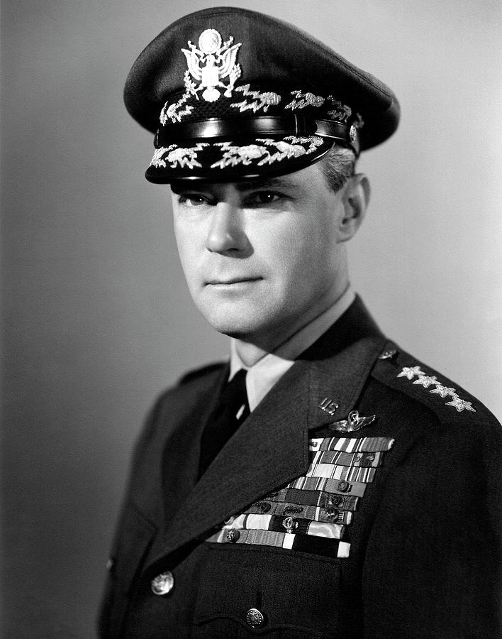 General Hoyt Vandenberg Portrait Photograph by War Is Hell Store