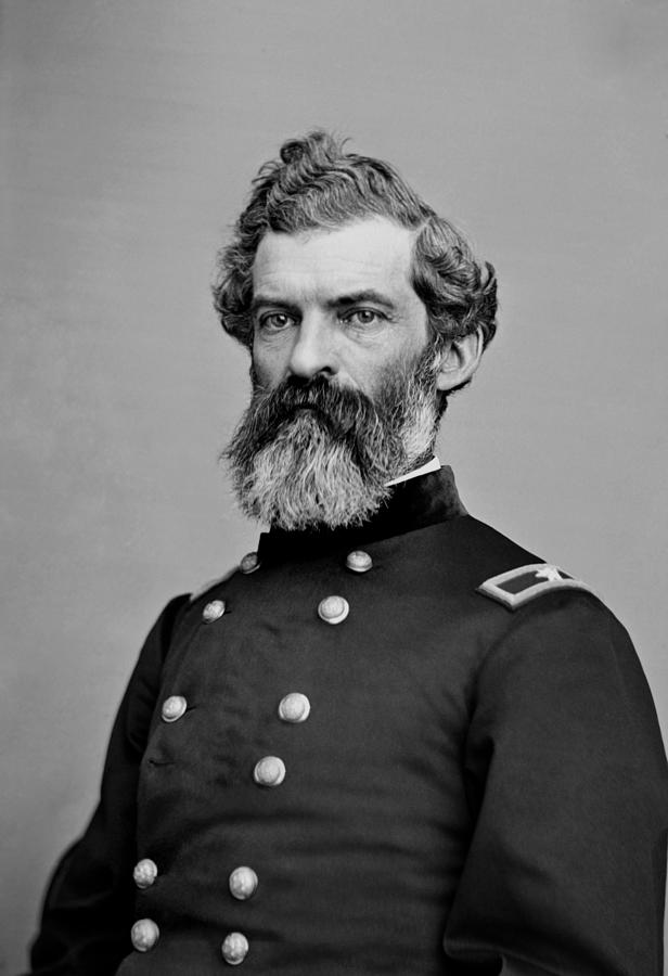 General John W. Sprague Portrait Photograph by War Is Hell Store