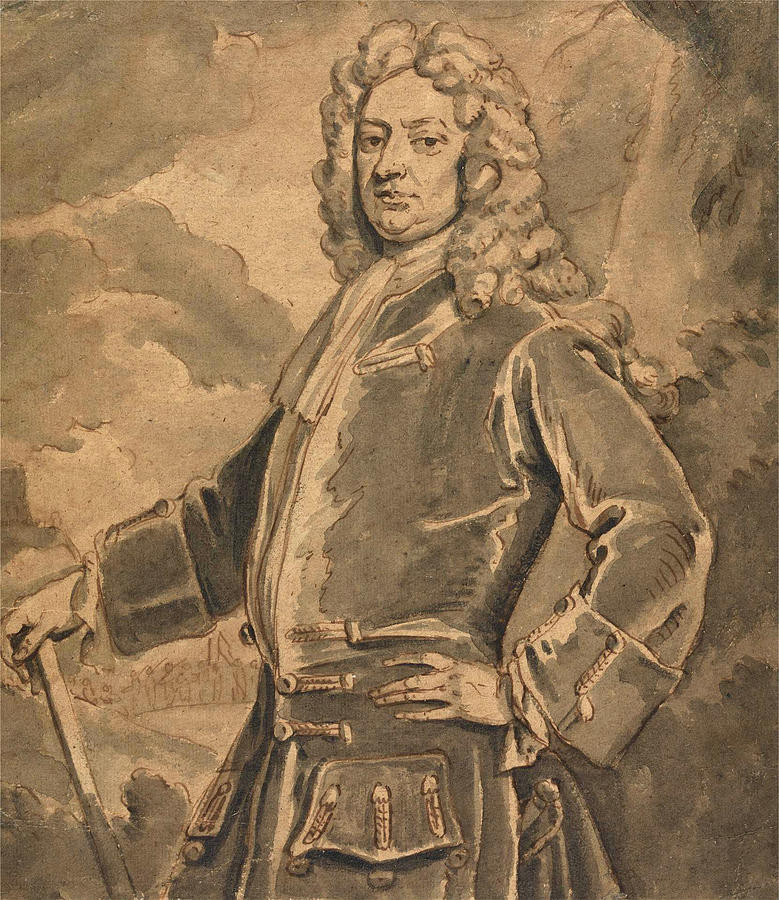 General Joseph Sabine Drawing by Edward Byng