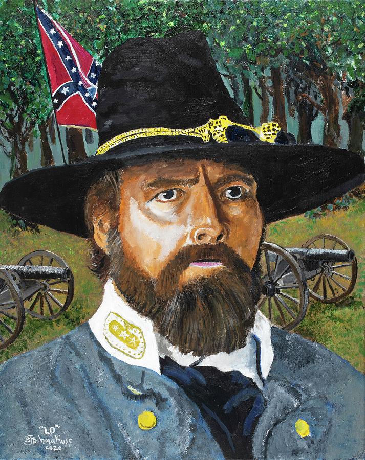 General Lewis Armistead Painting by Bruce Schmalfuss