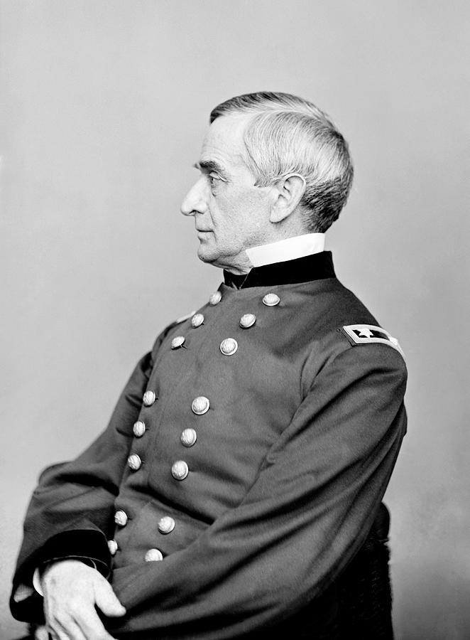 General Robert Anderson Portrait - Civil War Photograph by War Is Hell Store