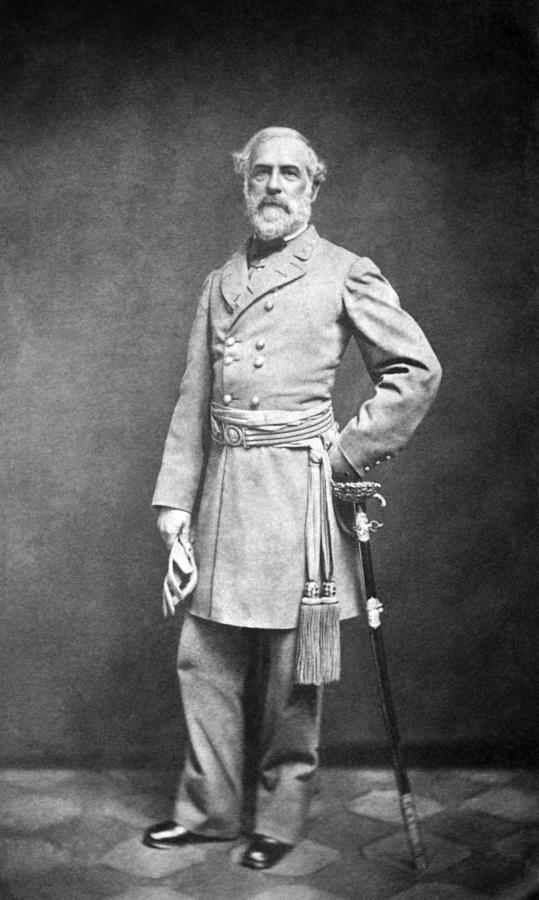 General Robert E. Lee Standing Portrait  Photograph by War Is Hell Store