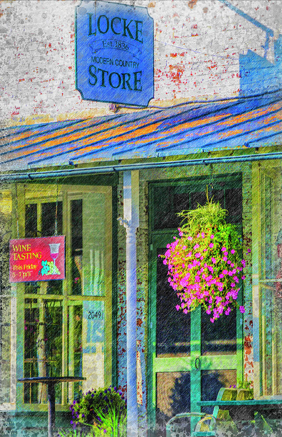 General store in West Virginia Digital Art by Cordia Murphy
