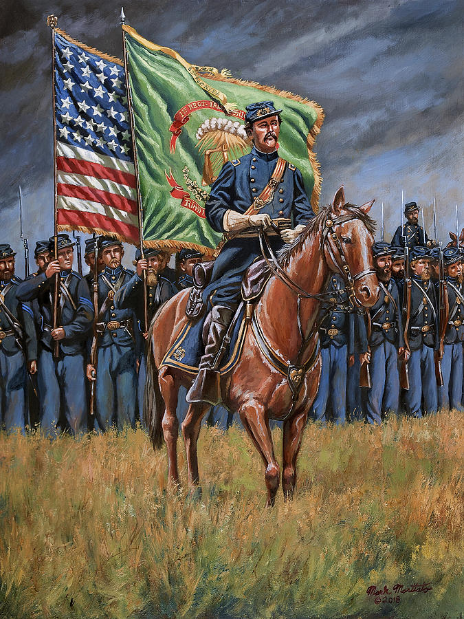 General Thomas F. Meagher - Irish Brigade Painting by Mark Maritato ...