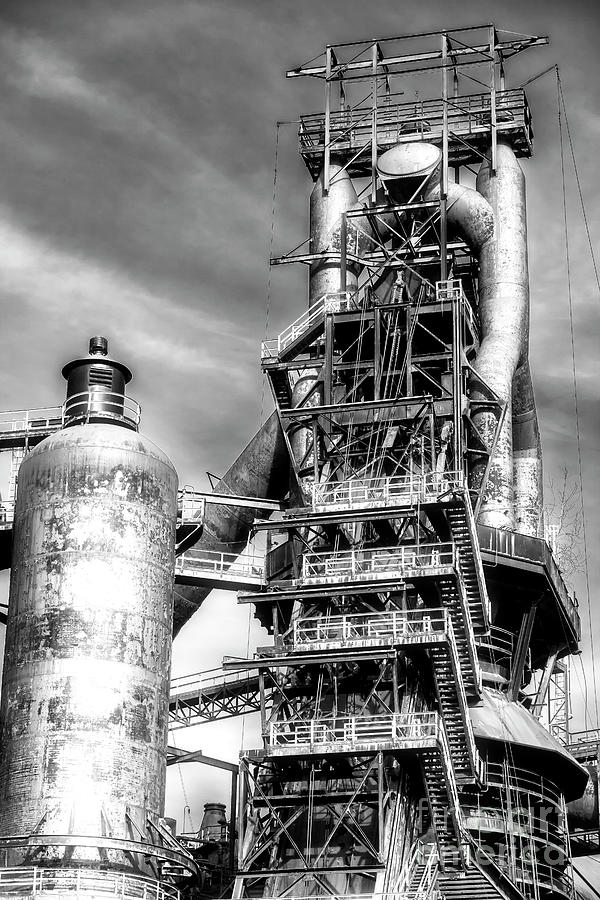 Generations at Bethlehem Steel in Pennsylvania Photograph by John Rizzuto