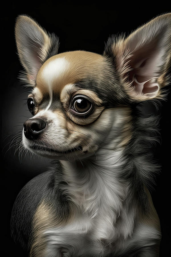 Generative AI illustration studio portrait style image of Chihua ...