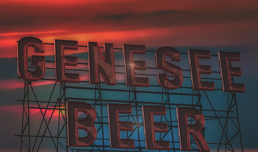 Genesee Beer Sign Photograph by Mountain Dreams