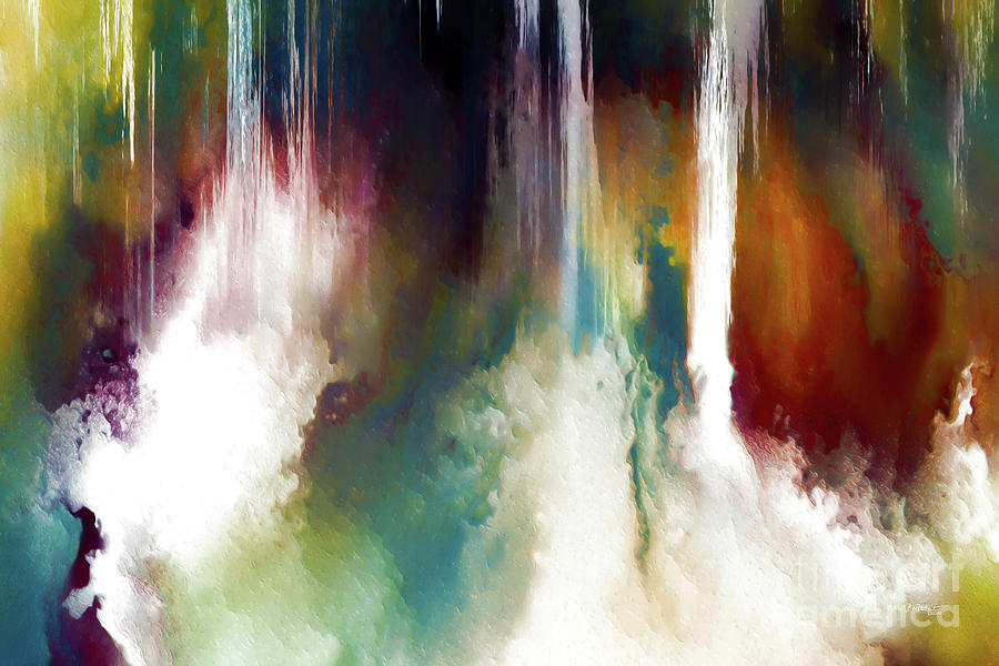 Red Painting - Genesis 1 1. In The Beginning. by Mark Lawrence Red Painting - Genesis 1 1. In The Beginning. by Mark Lawrence
