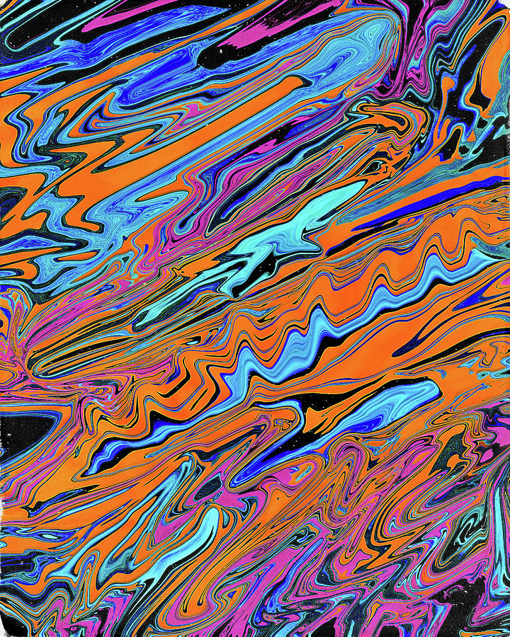 Abstract Digital Art - Genesis I by Jack Entropy
