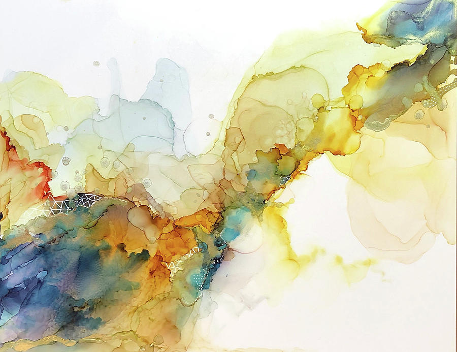 Abstract Painting - Genesis1 by Julie Tibus