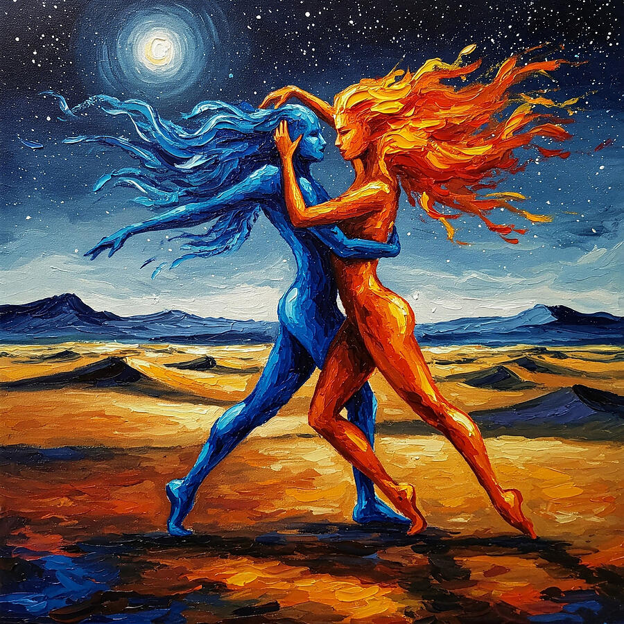 Genies Dance Digital Art by Alex Mir Genies Dance Digital Art by Alex Mir