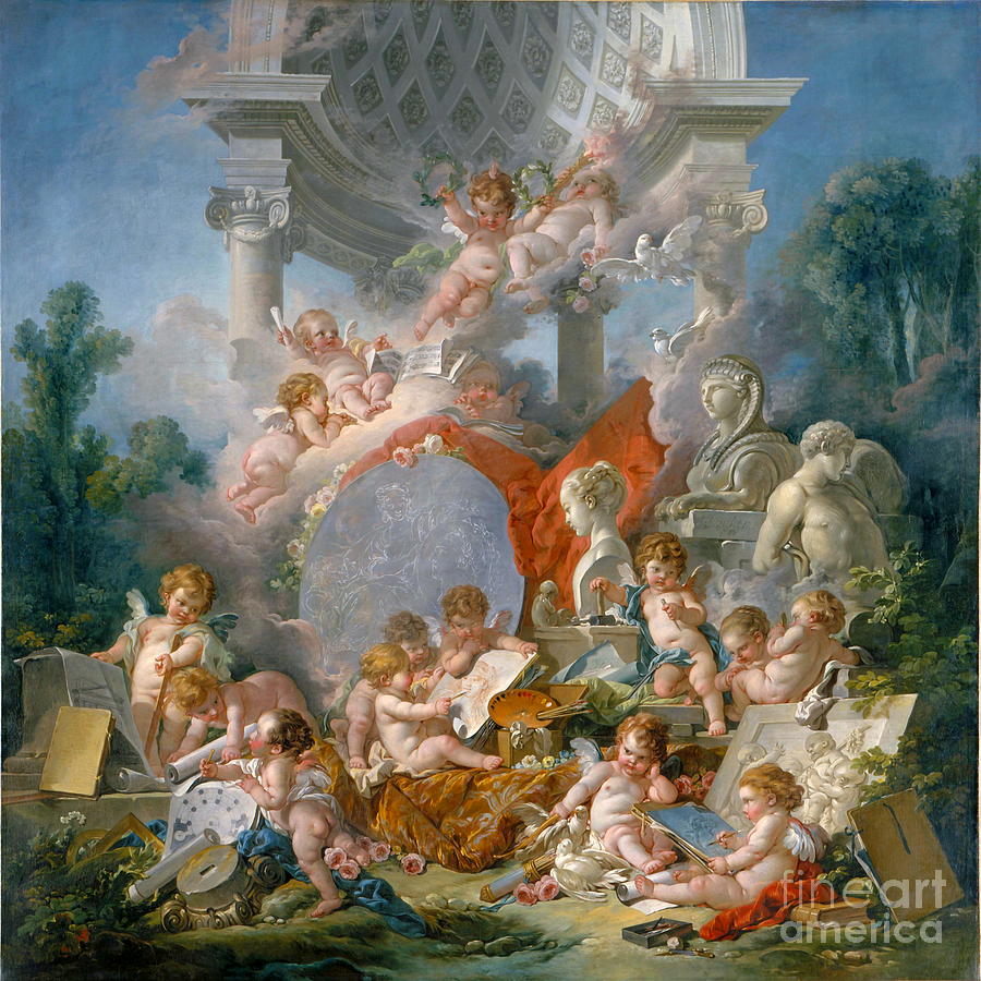 Geniuses of Arts Painting by Francois Boucher
