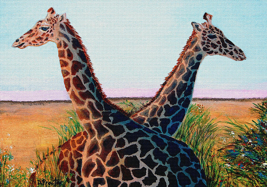 Gentle Giants  Painting by Donna Proctor