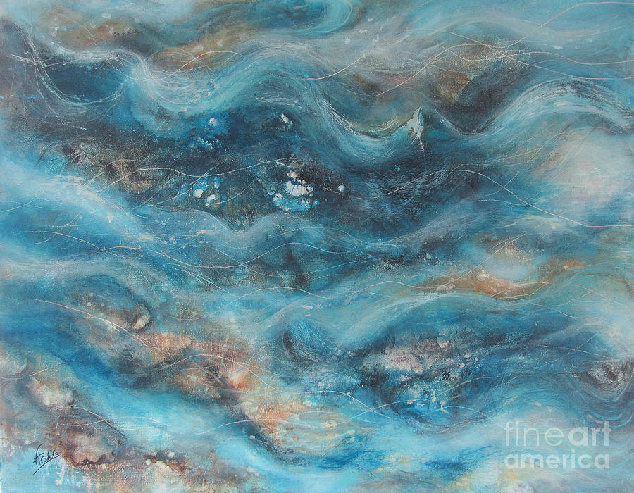 Gentle Motion Painting by Valerie Travers