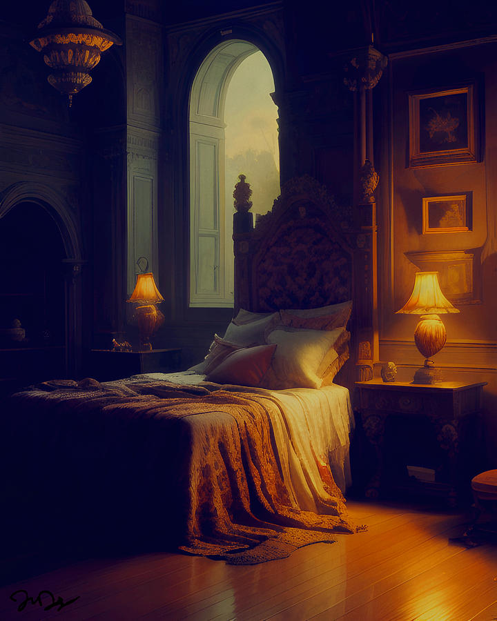 Vintage Digital Art - Gentle Slumbers by J Paul DiMaggio