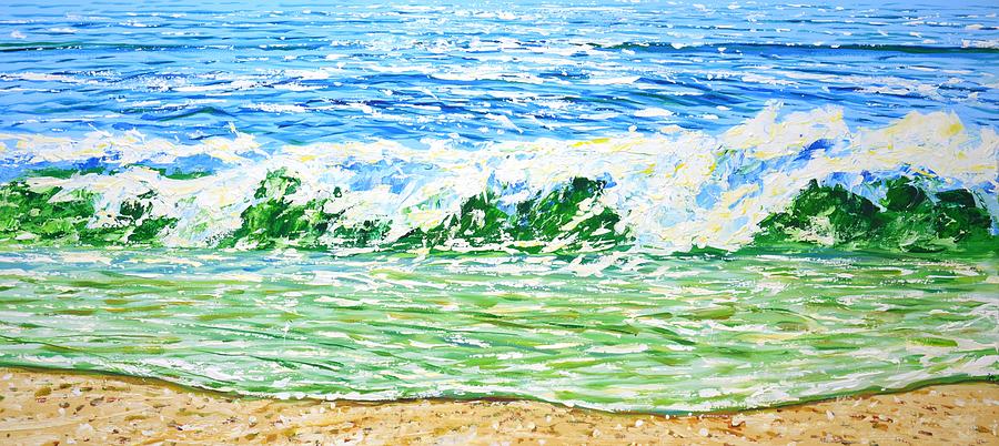 Gentle waves 2. Painting by Iryna Kastsova