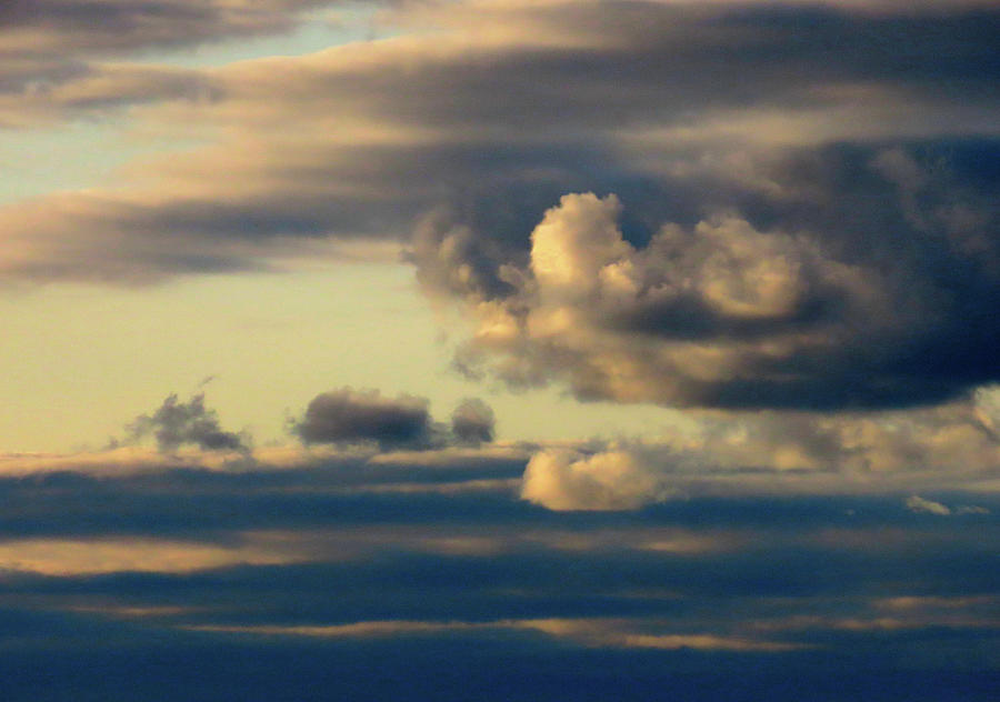 Gentle Winds Move the Clouds Photograph by Linda Stern