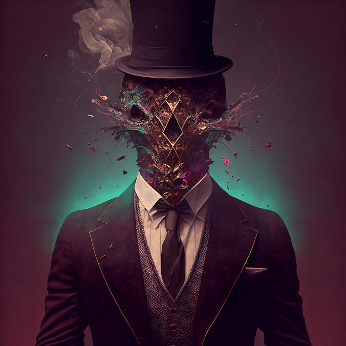 Gentleman Psycho 3 Digital Art by Shane Parten - Fine Art America