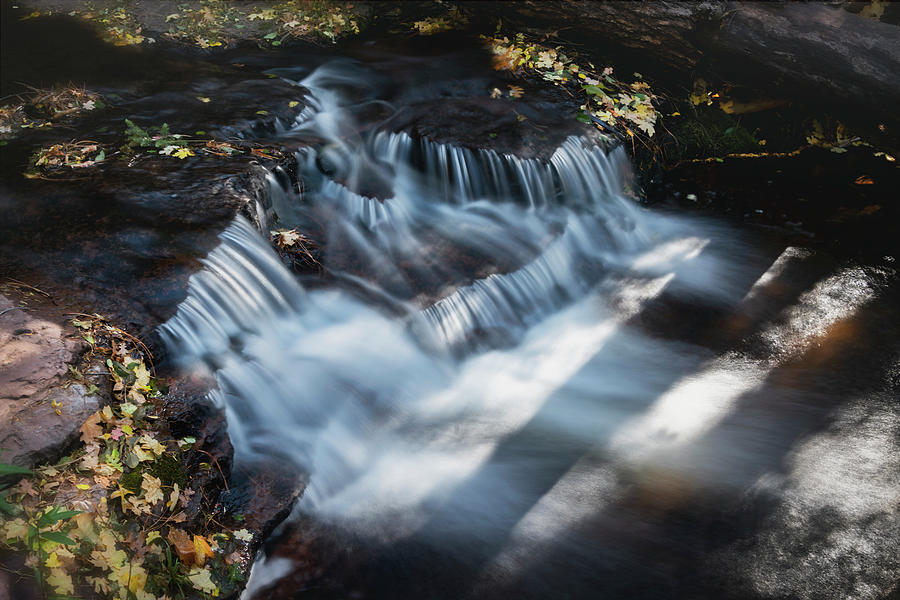 Waterfall Photograph - Gently Flowing Down The Mountain  by Saija Lehtonen