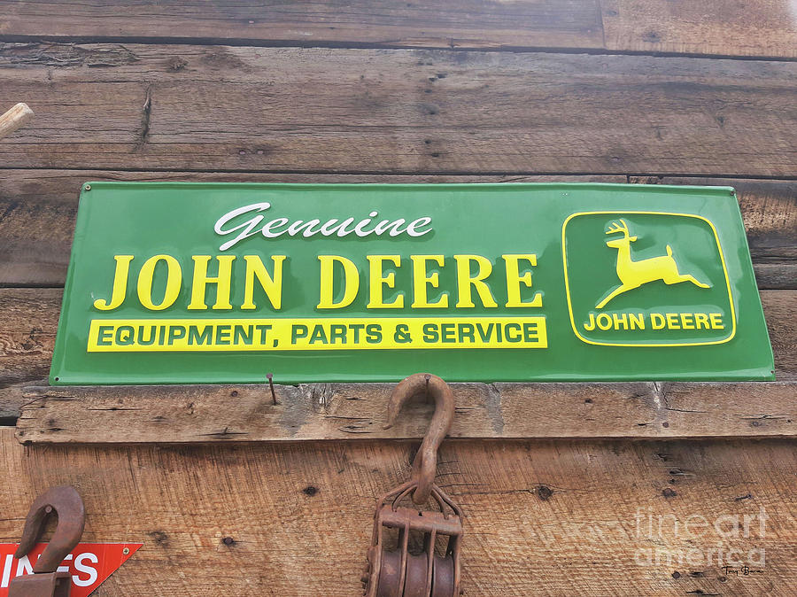 Genuine John Deere Photograph by Tony Baca