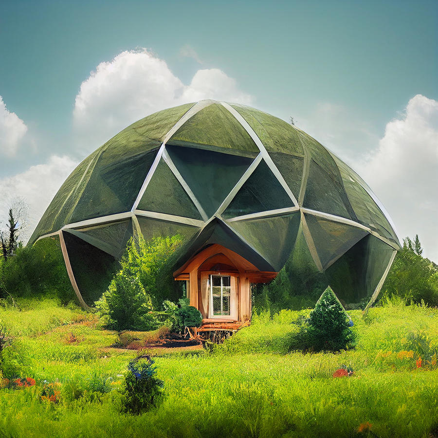 Geodesic Dome 2 Digital Art By Ayja Saylor Pixels 2726