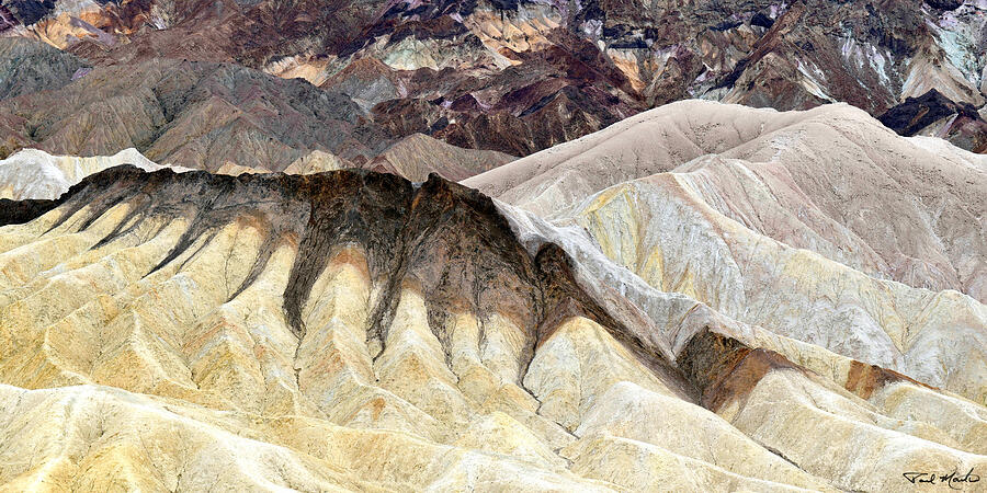 Geologic Abstract Art. Photograph by Paul Martin