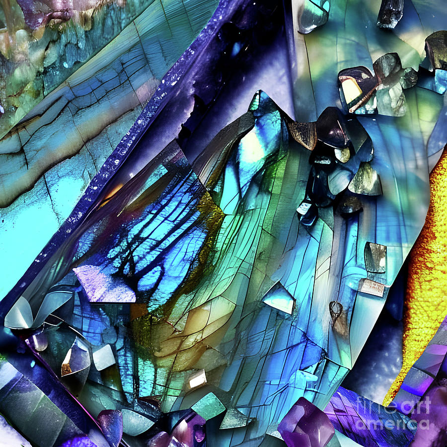 Geology 101 Part Eight Abstract art Digital Art by Tina Lavoie - Fine ...