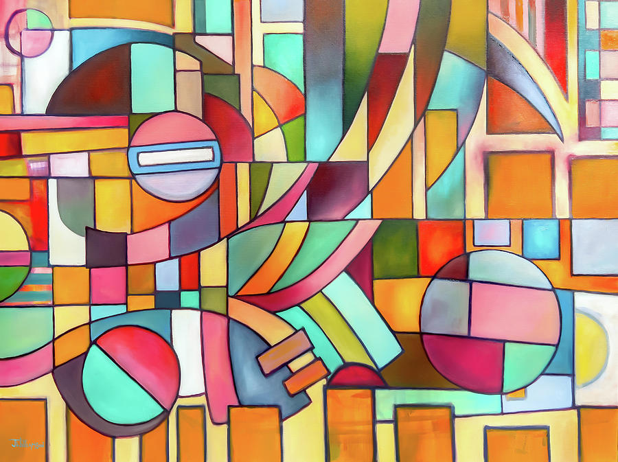 Geometric Flow Painting by Jason Williamson