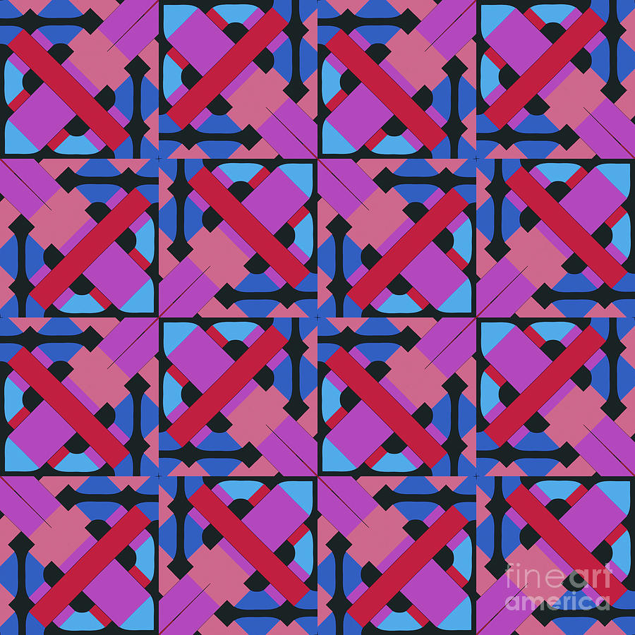 Geometric Pattern 2233 Digital Art by Philip Preston