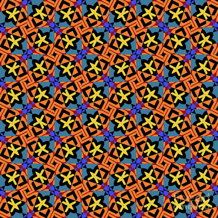 Geometric Pattern 2243 Digital Art by Philip Preston
