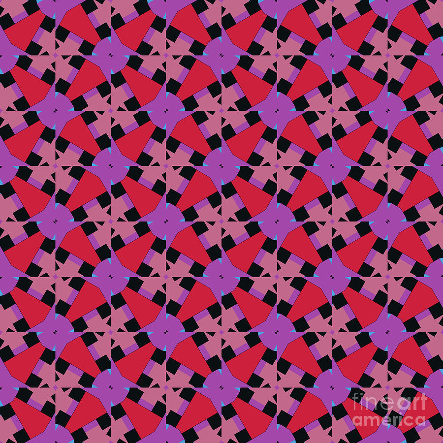 Geometric Pattern 2649 Digital Art by Philip Preston
