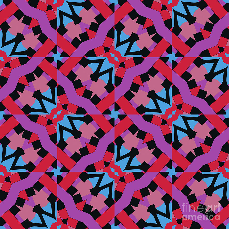Geometric Pattern 2651 Digital Art by Philip Preston