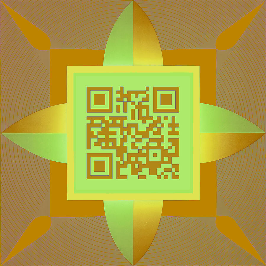 Geometric QR Code Design Digital Art by Katty Pulsar - Fine Art America