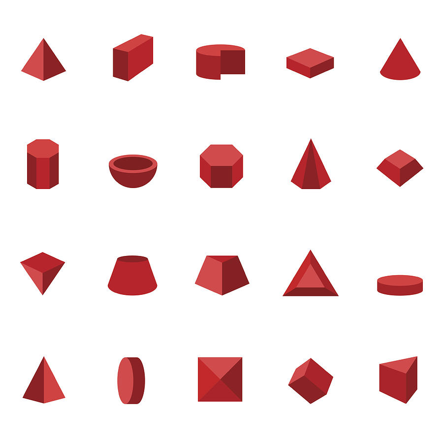 Geometric shapes Drawing by FingerMedium
