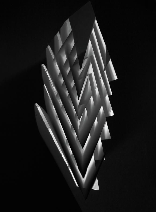 Geometric Shapes Monochrome Photograph