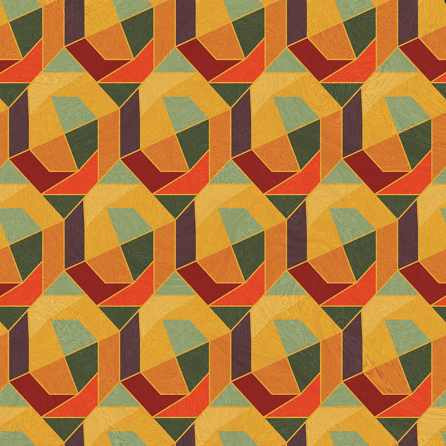 Geometrical Polygonal Pattern - 07 Digital Art