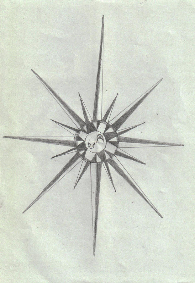 Geometrical Drawing - Geometrical Star Shape by Sandeep Choudhary Geometrical Drawing - Geometrical Star Shape by Sandeep Choudhary
