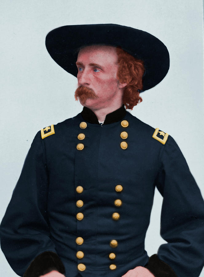 George A. Custer Photograph by Jim Painter