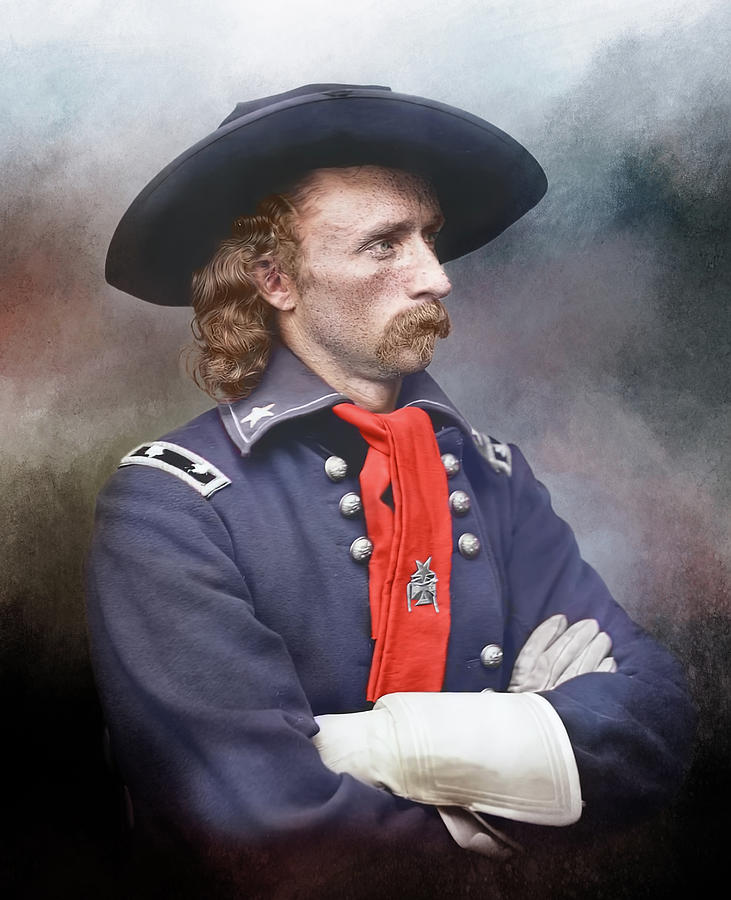 George Armstrong Custer Mixed Media by Ed Taylor - Fine Art America