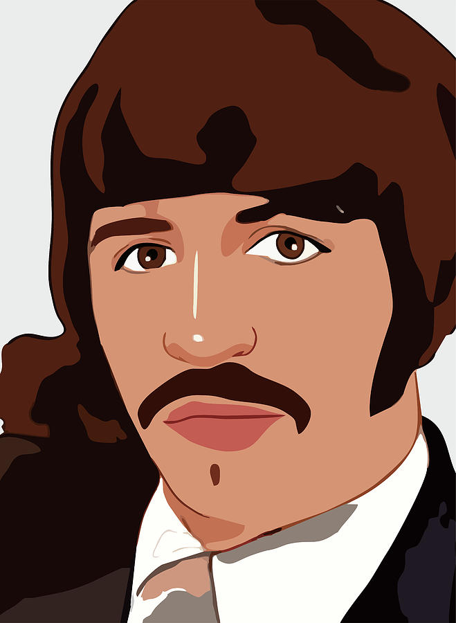 George Harrison Cartoon Portrait 1 Digital Art